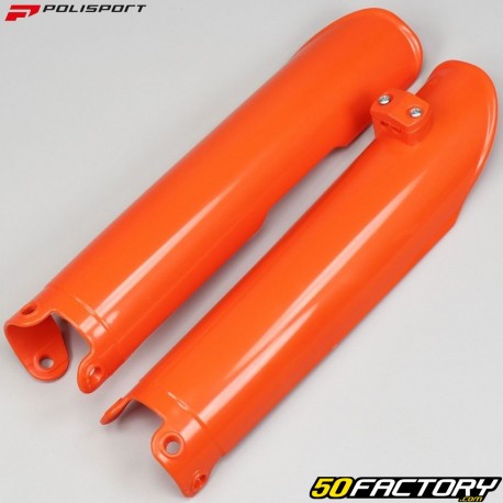 Protectores de horquilla KTM SX, EXC 125, 250, 300 ... (2003 - 2007) Polisport naranjas