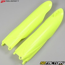 Protetores de garfo Yamaha  YZ, YZF XNUMX, XNUMX e XNUMX (desde XNUMX) Polisport  néon amarelo