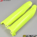 Protèges fourche Kawasaki KXF 250, 450 (depuis 2009) Polisport jaunes fluo