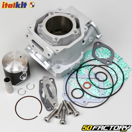 Aluminum piston cylinder Ã˜56.96mm Rotax 123 Aprilia RS, AF1, Red Rose 125 ... Italkit 140