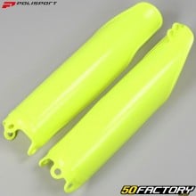 Protezioni forcella Honda CR, CRF 125, 250, 450 (2004 - 2018), Rieju MRT, vento... Polisport giallo neon