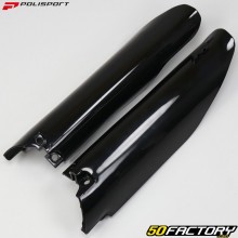 Protectores de horquilla Suzuki RM, RM-Z 125, 250, 450 (desde 2007) Polisport negro