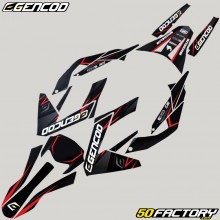 Deko-Kit Aprilia SX RX (2011 - 2017) Gencod Evo rot