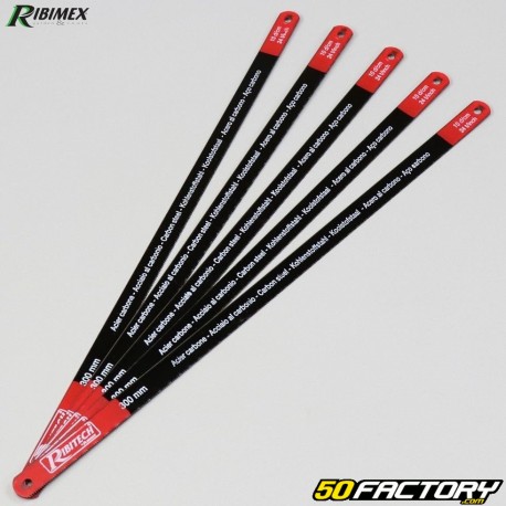 Hojas de sierra para metales Ribimex 300mm (juego de 5)