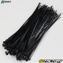 Plastic (rislan) clamps 2.5x160mm Ribimex black (100 pieces)