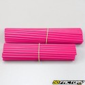 Pink spokes covers (kit)