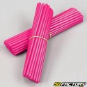 Pink spokes covers (kit)