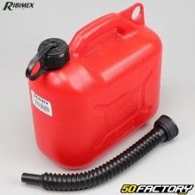 Tanica per carburante in plastica 5L con beccuccio Ribimex