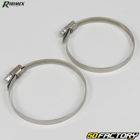 Ribimex stainless steel hose clamps (set of 70)