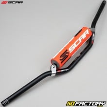 Guiador Ø22 mm Scar S &amp; sup2; Preto médio com espuma laranja