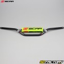 Guidon Ø22mm Scar S² High noir avec mousse jaune fluo