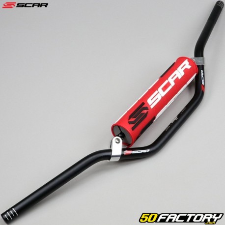 Handlebar Ã˜22mm Scar SÂ² High black with red foam