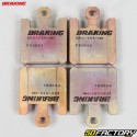 Plaquettes de frein métal fritté Kawasaki ZX 6RR Ninja 600, Suzuki Boulevard 1600... Braking Evo