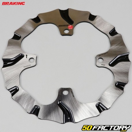 Disco de freno trasero Kawasaki KXF, KX 250, 450 mm batfly Braking