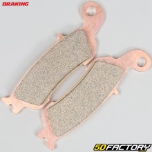 Plaquettes de frein métal fritté Yamaha YZ 125, 250, 450, WR 450 Braking