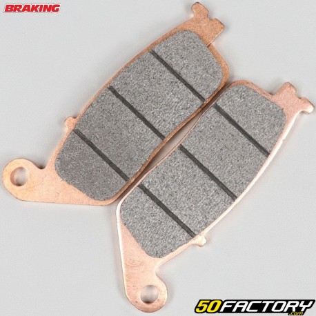 Plaquettes de frein métal fritté Yamaha WR 125, Honda CBR 600, Kawasaki Ninja 650... Braking Evo