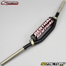 Guidon Ø28 mm Renthal Twinwall 921 Yamaha YZ/YZF noir avec mousse