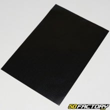 250x350mm adesivo in carbonio nero (bordo)