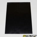XNUMXxXNUMXmm schwarzer Carbon Aufkleber (Board)