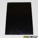 250x350mm adesivo in carbonio nero (bordo)