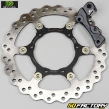 Front brake disc HM CRE, Honda CR, CRF 250, 450 ... Ø270mm wave NG Brake Disc (with offset bracket)