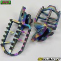 Titanium footrest Honda CR 125, CRF 450 R, Kawasaki KXF ... Bud Racing