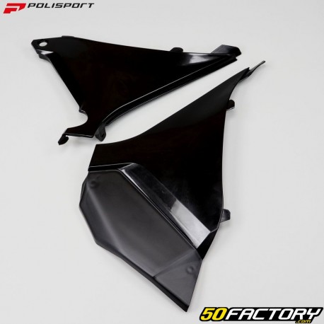 Tapas de airbox KTM SX, SX-F ... 125, 250, 350, 450 (2011 - 2013) Polisport negro