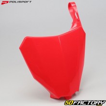 Front plate Honda CRF 250 R (2018), 450 R, RX (2017 - 2018) Polisport red