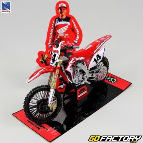 Miniature motorcycle Honda CRF 1 R Seely 12 New Ray