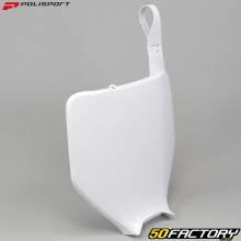 Kawasaki KX, KXF front plate, Suzuki RM-Z Polisport white