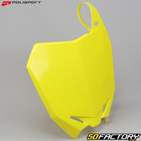 Plaque avant Suzuki RM-Z 250 (2010 - 2018), 450 (2008 - 2017) Polisport jaune