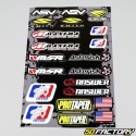 Stickers Ama, Pro Taper MX... 30x45cm (planche)