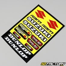 Stickers Suzuki MX 23x32 cm (planche)