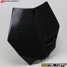 Plaque avant KTM SX 125, 250, SX-F 450... (2007 - 2012) Polisport noire