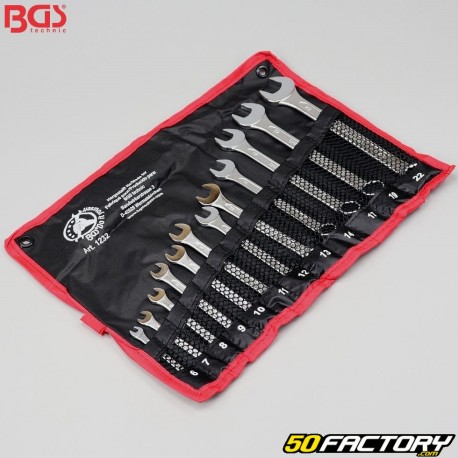 BGS combination flat wrenches (set of 12)
