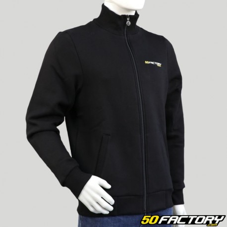 Sweatshirt zipp © 50 Factory schwarz