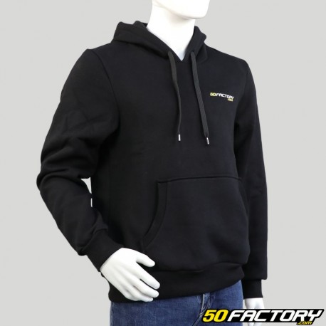 Sudadera con capucha 50 Factory negro