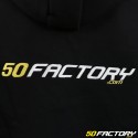 Sweat à capuche 50 Factory noir