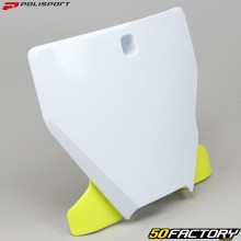 Placa frontal Husqvarna TC 125, 250, FC 350, 450... (2019 - 2022) Polisport branca