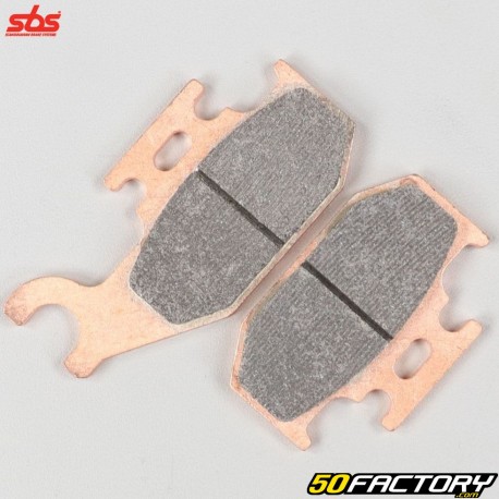 Pastiglie freno anteriore destra in metallo sinterizzato Suzuki Kingquad 450, 700 e 750 ... SBS Racing