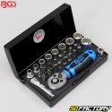 Ratchet and sockets 1 / 4 &#39;&#39; BGS (box of 28 pieces)
