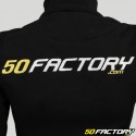 Sweatshirt zip50 Frau Factory schwarz