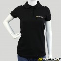 Camisa polo feminina 50 Factory preto