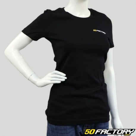 Tee-shirt femme 50 Factory noir