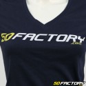 Camiseta feminina 50 Factory azul