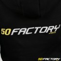 Sudadera con capucha para mujer 50 Factory negro