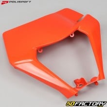 Placa de faro KTM EXC, EXC-F 250, 300, 450, 500 (desde 2020) Polisport naranja