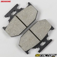 Plaquettes de frein organique Yamaha WR 125, Kawasaki KDX 250, Suzuki DR 250... Braking