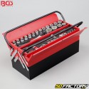 Metal toolbox with 86 BGS tools