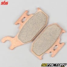 Front right sintered metal brake pads Suzuki Kingquad 450, 700 and 750 ... SBS Off-Road